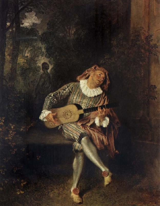 Jean-Antoine Watteau Mezzetin